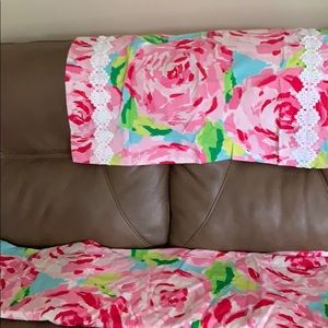 Lily Pulitzer full size duvet cover & pillow shams